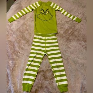 Hanna Andersson 3T Dr. Seuss Grinch Christmas Pajama Set